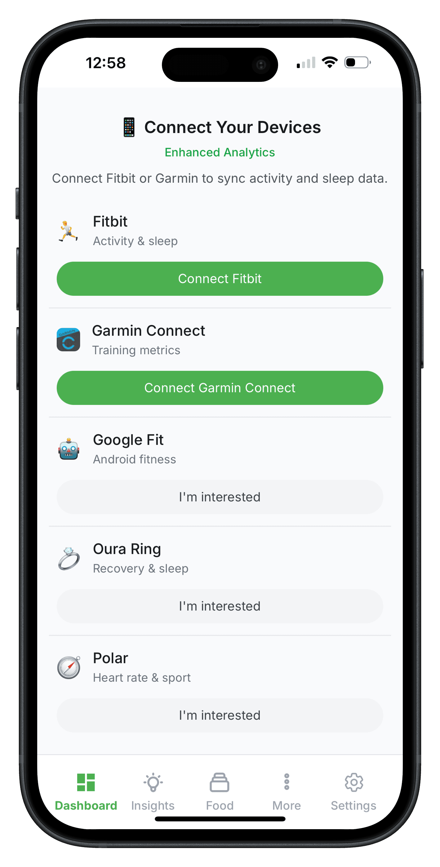 Device connections